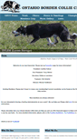 Mobile Screenshot of ontariobordercollieclub.com